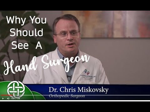Why You Should See a Hand Surgeon