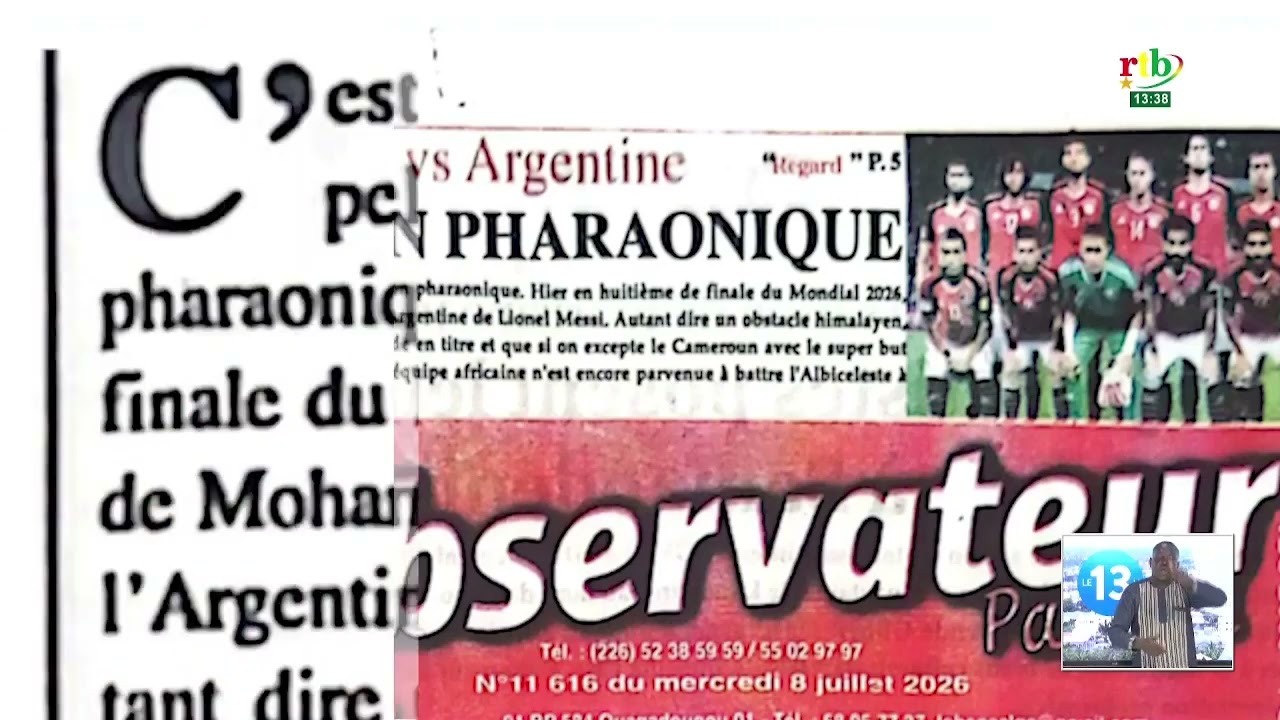 Revue de presse du 08 juillet 2026