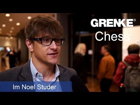 IM Noel Studer from Switzerland | Interview at the GRENKE Chess Open 2017