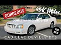 Last Year 2005 Cadillac DTS SedanLow Miles White Lightning For Sale By Elite Motor Cars Sold