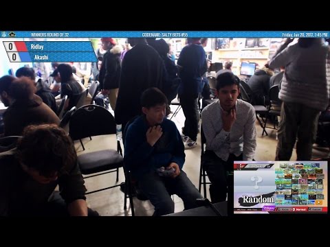 CSB 55 - Ridlay (Ryu, Cloud) vs Akashi (Marth) - Smash 4 WR2