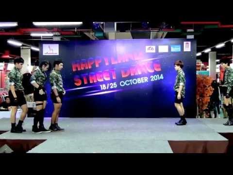 141018 Amuse (X) cover f(x) - Intro + Red Light @Happyland Street Dance (Audition)