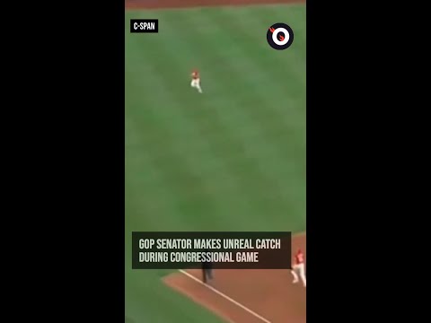 GOP senator makes unreal diving catch during congressional baseball game