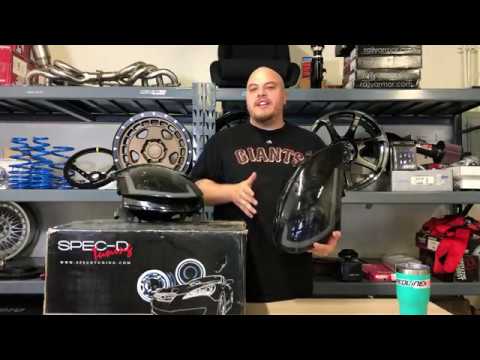 Spec-D Infiniti G35 Coupe Sequential Headlights - Features Review - Projector DRL LED