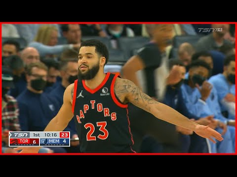 Freddy VanVleet Buries the Contested 3-Pointer | Raptors vs Grizzlies | Nov 23, 2021 | 21-22 Season