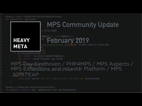 Heavy Meta: JetBrains MPS Commuity Update 2019.2