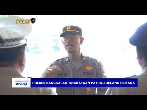 POLRES BANGKALAN PATROLI JELANG PILKADA