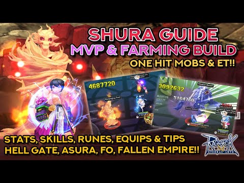 SHURA MVP & FARMING GUIDE!! Hell Gate, Fallen Empire, Asura, & Finger Offensive Build!