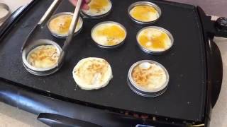 Freezer Meal - Breakfast Sandwiches - Making the Eggs