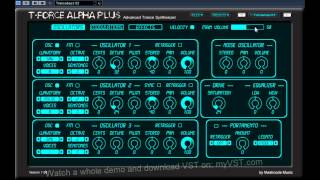 Video thumbnail for T-Force Alpha Plus - Free VST - myVST Demo by myVST