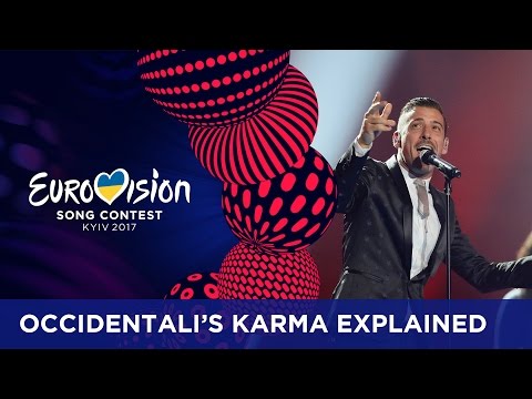 Occidentali's Karma explained by Francesco Gabbani