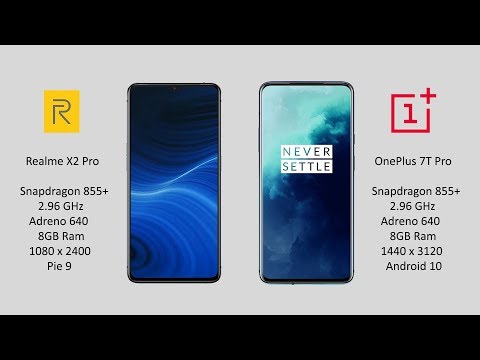 Realme X2 Pro vs OnePlus 7T Pro: Antutu Benchmark