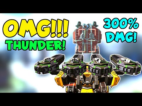 OMG!!! BEHEMOTH THUNDER Smashing TITANS 300% DMG Madness | War Robots MK2 Gameplay WR