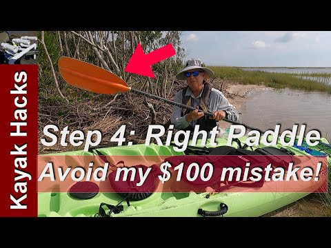 Fishing Kayak Setup for Beginners - Step 4 - Fishing Kayak Paddles