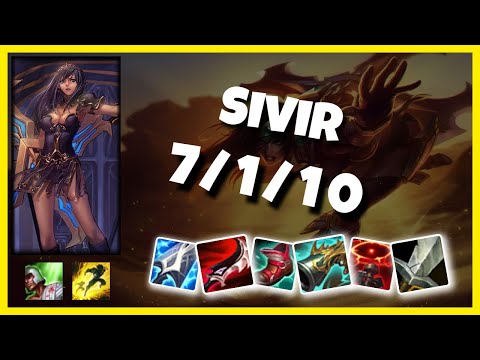 Sivir Bot Lane 11.4 Challenger Gameplay Replay S11 (7/1/10) - BR