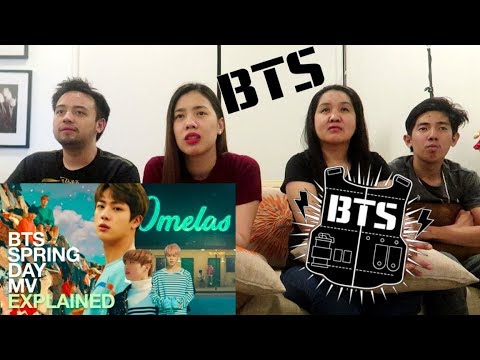 Vlog #60 | FAMILY REACTS TO BTS "Spring Day MV Explained"