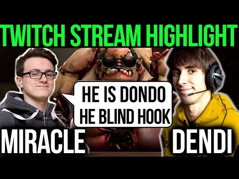 Miracle- [Weaver] ft Dendi Pudge - Four TI Winners in Same Team Dota2 Stream