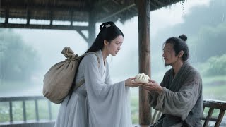 아름다운 여자가 신비한 거지에게 빵을 주자, 그는 그녀의 인생을 바꿨다!