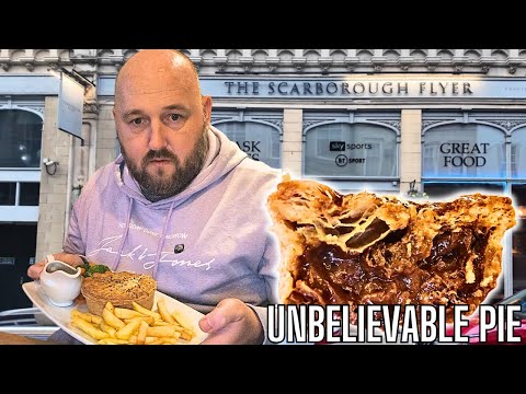 I found THE BEST STEAK AND ALE PIE at the SCARBOROUGH FLYER - Food Review - PUB GRUB AT THE SEASIDE