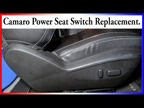 2013 Camaro Power Seat Switch Replacement.
