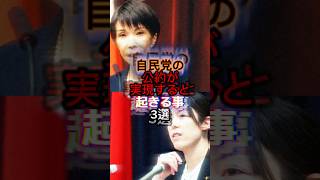 自民党の公約が実現すると起きる事3選VOICEVOX:青山龍星#政治 #自民党 #公約 #実現