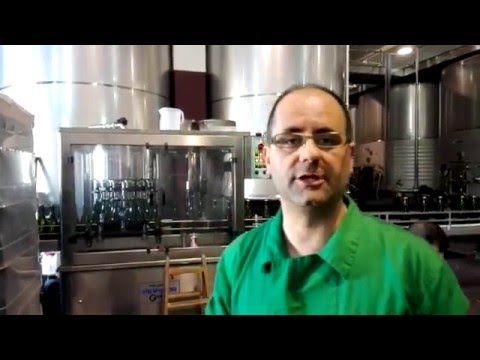 Explicación del tiraje del espumoso de Bodegas FG