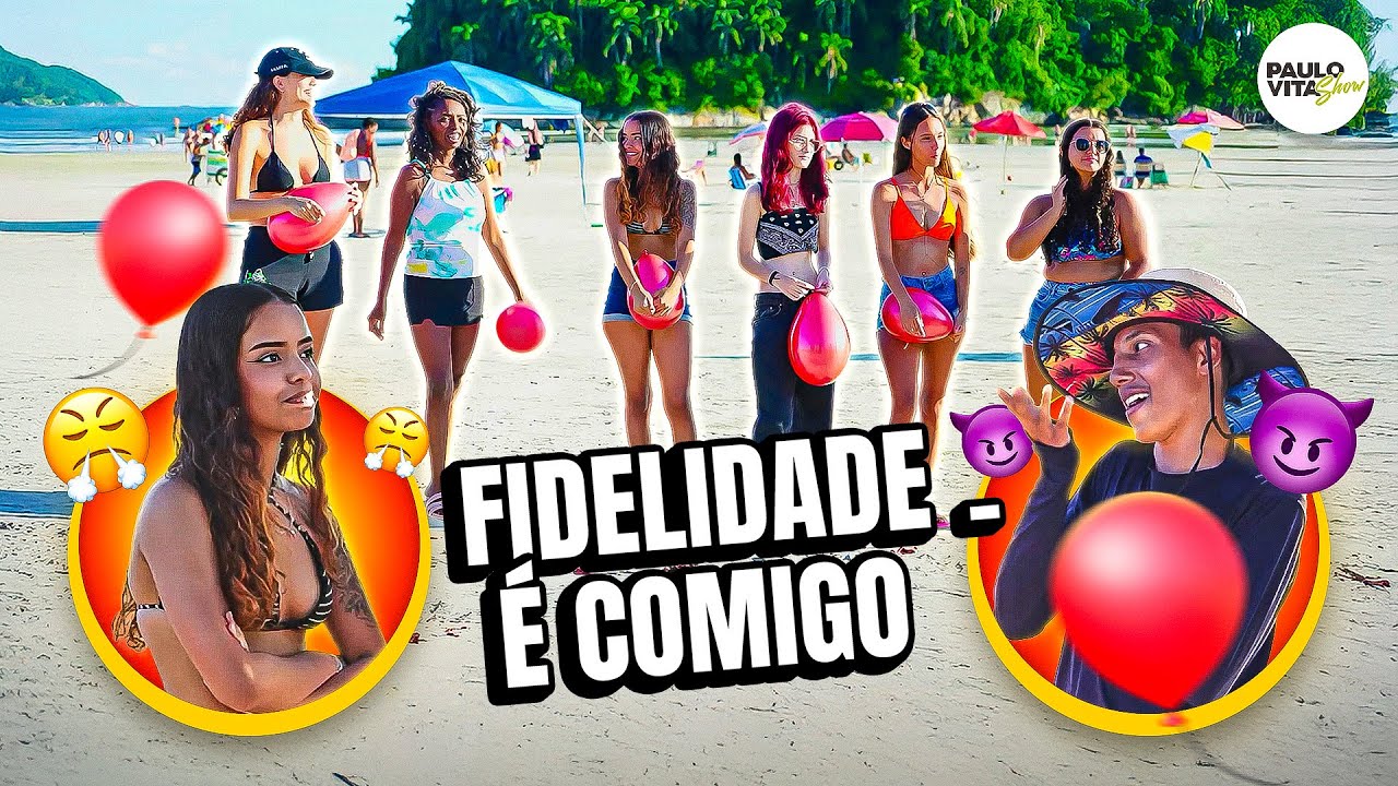 Furou o BALÃO, trocou o DATE NA PRAIA