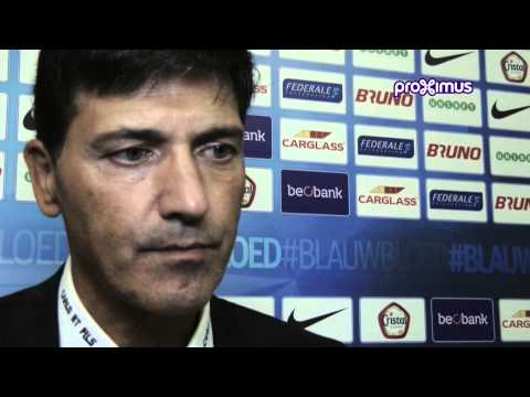 Felice Mazzu après KRC Genk - R.Charleroi S.C.