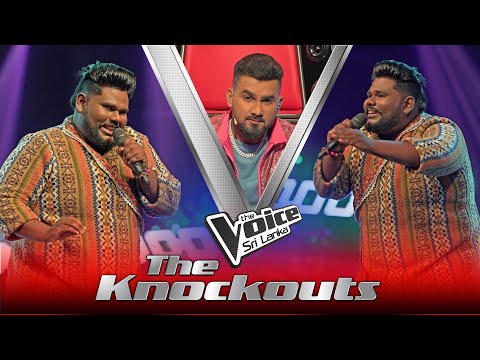 Chathura Sampath | Gigiri Jagiri (ගිගිරි ජගිරි) | The Knockouts | The Voice Sri Lanka