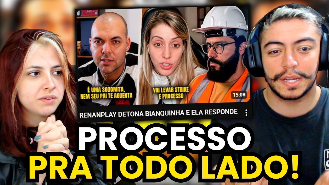 RENANPLAY DETONA BIANQUINHA E ELA RESPONDE | REACT