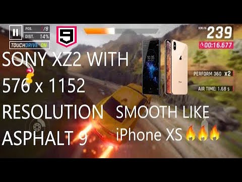 Asphalt 9 Chinese Version (中文版) Gameplay Test on Sony Xperia XZ2 (2022) | High Graphics 60FPS !!!