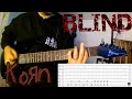 Korn Blind Guitar Cover Tab
