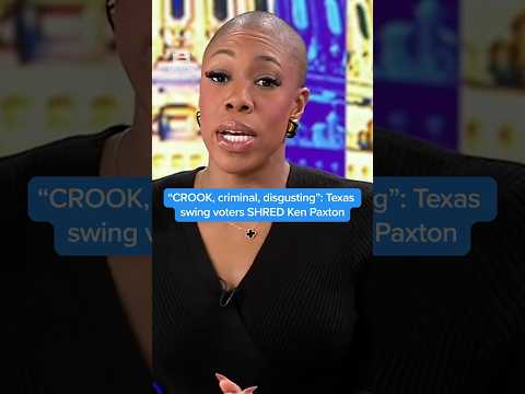 'CROOK, criminal, disgusting': Texas swing voters SHRED Ken Paxton