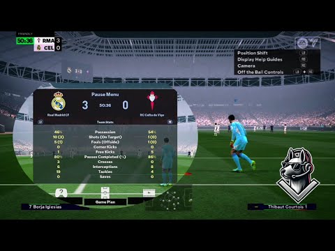 PES 17 PATCH FC 25 MOD |REAL MADRID CF VS RC CELTA DE VIGO | GAMEPLAY- (PC)