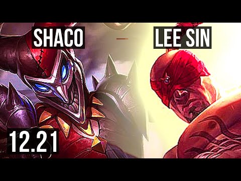 SHACO vs LEE SIN (JNG) | 3.9M mastery, 5/1/15, 1800+ games | KR Master | 12.21
