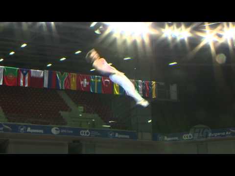 Mikhail MELNIK (RUS) -- 2013 Trampoline Worlds, Qualifications