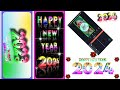 alight motion effect new  HAPPY NEW YEAR 2024Video Editing humming Dj Status Video Editing // Hard
