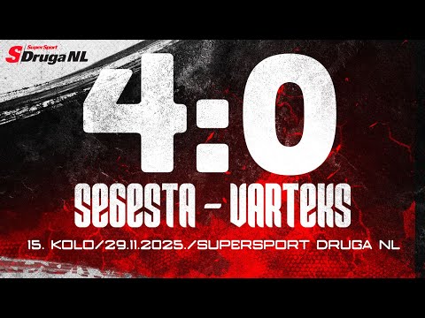 SAŽETAK | HNK SEGESTA - NK VARTEKS 4:0 (SuperSport Druga NL, 15. kolo, 2025/26)