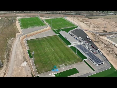 La Ciudad Deportiva de la UD Logroñés, a vista de pájaro