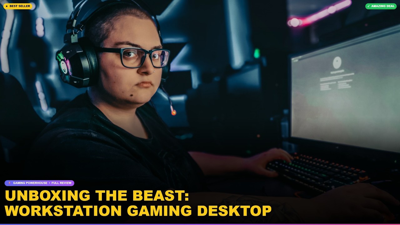 Unboxing the Beast: Workstation Gaming Desktop - 2X E5-2697V4, RTX 5060, 128GB RAM, 1TB SSD Combo