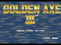 Golden Axe 3 SEGA Genesis Longplay Chronos Good Ending