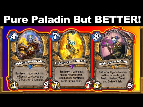 Pure Paladin Is back In 2022 And I Made It CRAZY GOOD! Fractured in Alterac Valley | Hearthstone