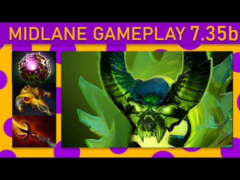 ⭐New patch 7.35b No[o]ne- Pugna 15+ Kills! Mid Gameplay - Dota 2 Top MMR