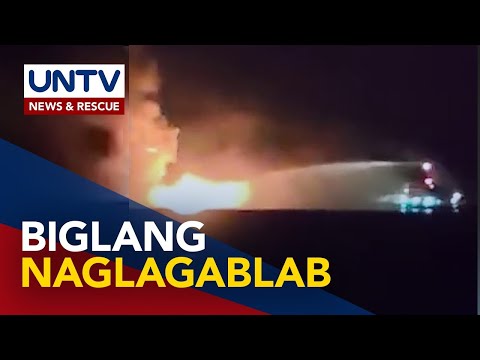 Bangka, nasunog sa karagatang sakop ng Naga City, Cebu; Nasawi, umabot sa 6 – PCG