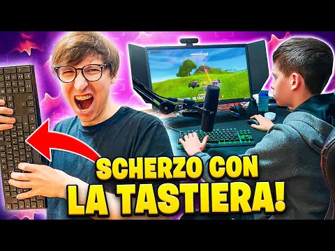 EPIC PRANK on MY BROTHER with the WIRELESS KEYBOARD!! 🤬 *I shouldn't have done that*