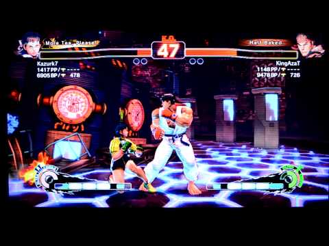 SSF4 AE 2012 - PSN Ranked 5 - Kazurk7 (Sakura) vs (Ryu) - Shaking Off The Rust