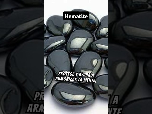Vídeo relacionado con Piedra de piedra de hematita de 3 a 5 cm + tarjeta de piedras preciosas, piedra de bolsillo, piedra de masaje. Lebensquelle Plus