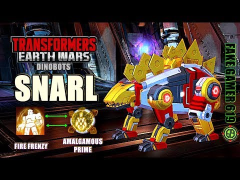 TRANSFORMERS: EARTH WARS Characters Showcase & Gameplay - SNARL with PRIME CORE
