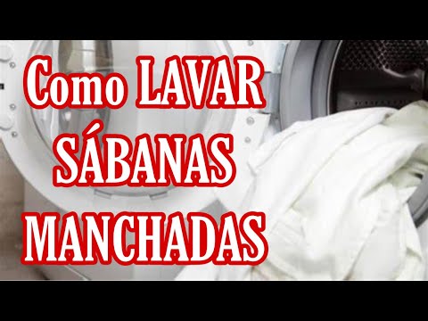 💥 TRUCO PARA LAVAR SABANAS BLANCAS EN LA LAVADORA Y MANTENERLAS COMO EL PRIMER DIA, ADIOS MANCHAS
