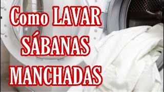 💥 TRUCO PARA LAVAR SABANAS BLANCAS EN LA LAVADORA Y MANTENERLAS COMO EL PRIMER DIA, ADIOS MANCHAS